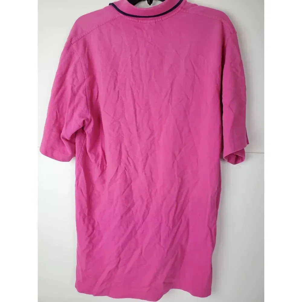 Polo by Ralph Lauren Men's Pink Cotton Polo Shirt Size‎ L
